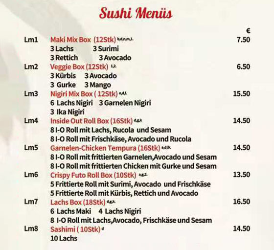 Speisekarte Kerpen Seite 5